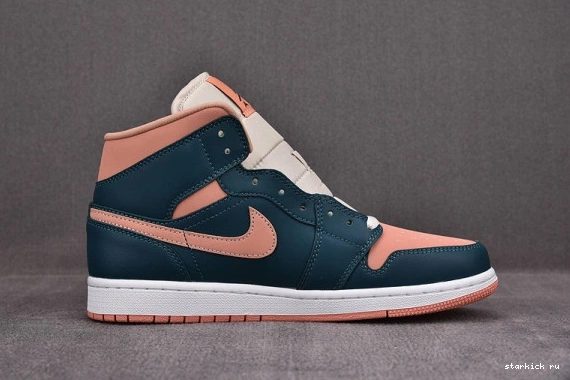 BQ6472-308  Dark Mid 1 BQ6472-308 Jordan (W) Green Teal 0721